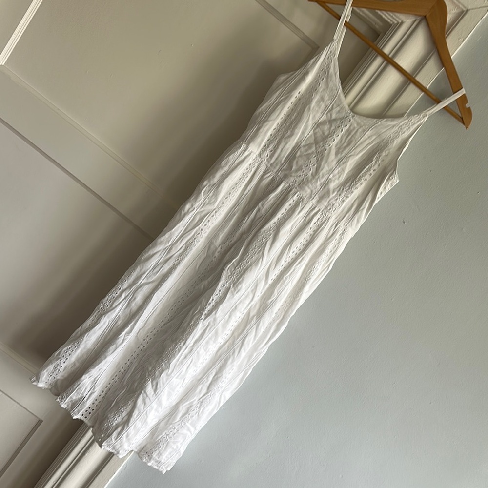 Old Navy White Midi Dress